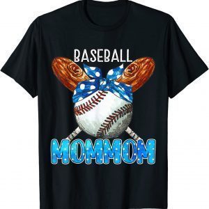 Bandana Game Day Baseball Mommom Team Sports Classic Shirt