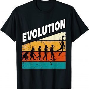 Basketball Evolution of a Human to Basketball Player T-Shirt