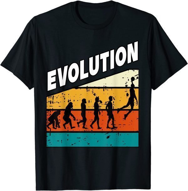 Basketball Evolution of a Human to Basketball Player T-Shirt