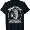 Bidenflation The Cost Of Installing Stupid Anti Biden 2022 T-Shirt