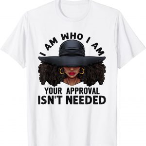 Black Queen African American Ladies Curly Natural Afro T-Shirt