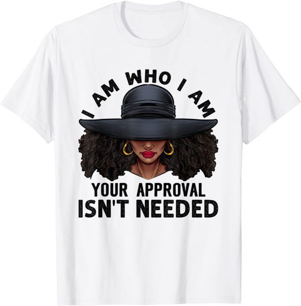 Black Queen African American Ladies Curly Natural Afro T-Shirt