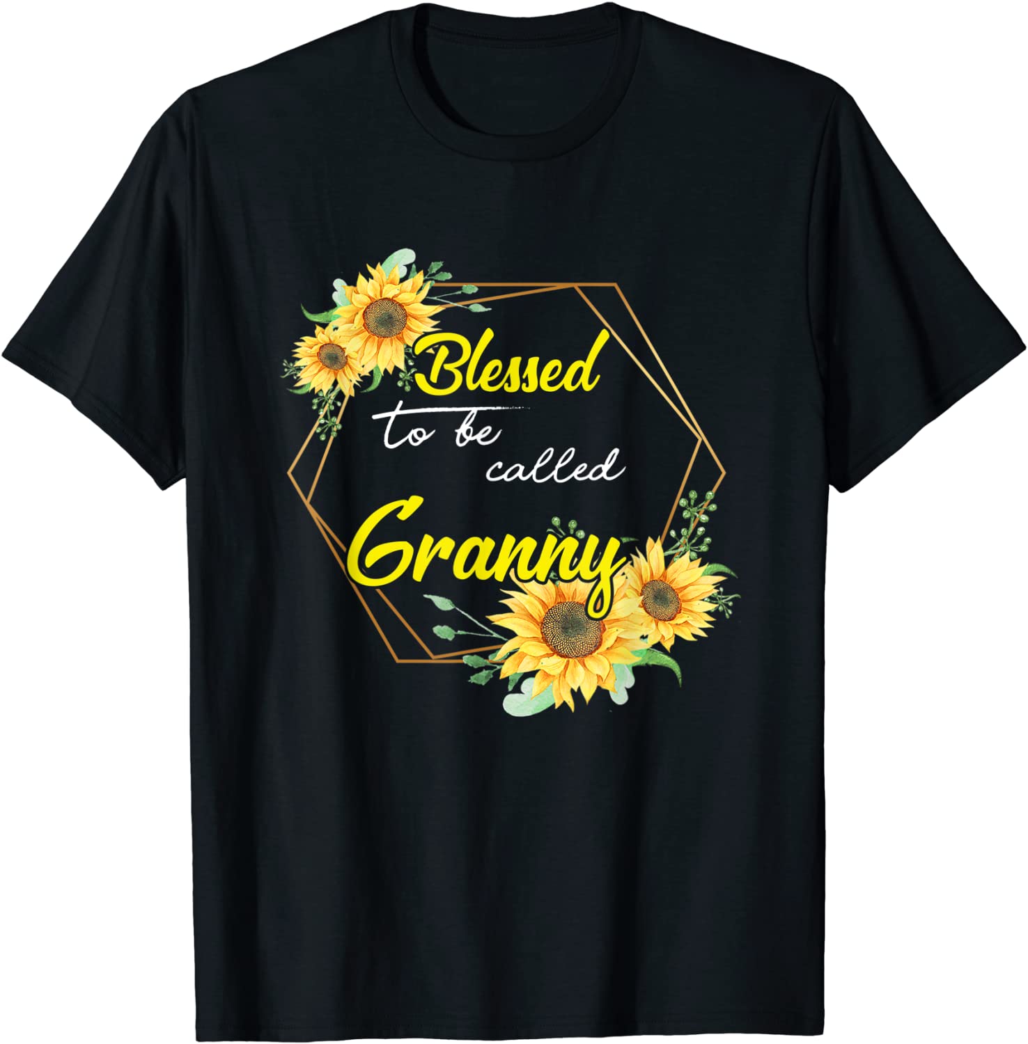 Blessed To Be Called Granny Sunflower Granny Mothers day Classic Shirt