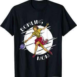Bowling Mom Mother's Day 2022 Pin-up Mama Bowling Player 2022 Shirt