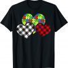 Buffalo Plaid Heart Puzzle Piece Autism Awareness Cute Classic Shirt