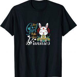 Bunny Easter Day Rabbit Just A Girl Who Loves Bunnies Classic Shirt