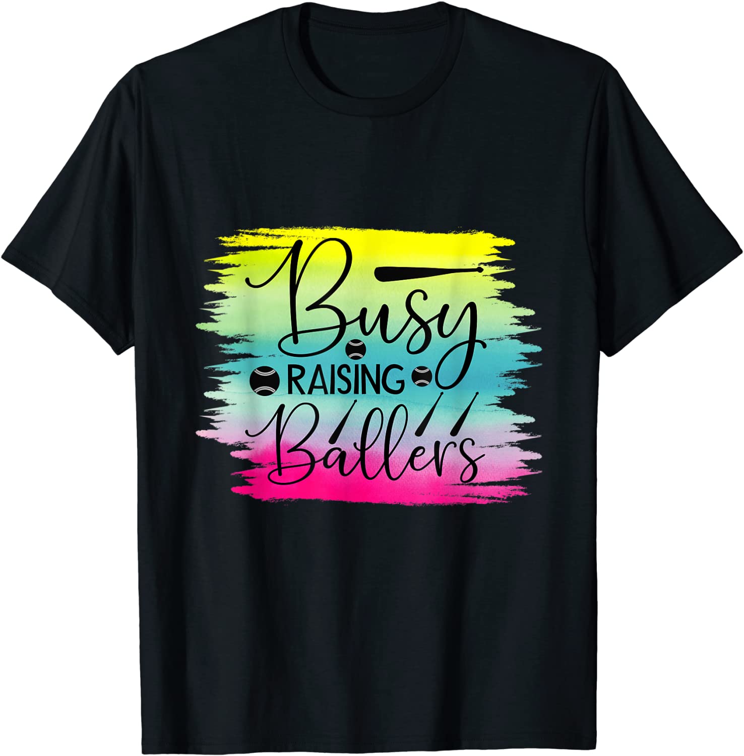 Busy Raising Ballers Baseball bat Fanny Baseball Classic Shirt