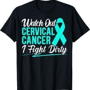 Cervical Cancer Awareness Teal Ribbon 2022 Shirt