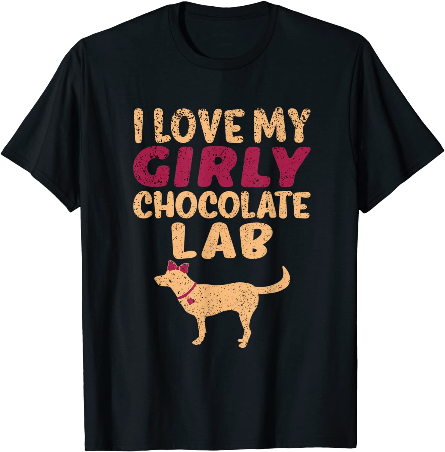 Chocolate Lab Canine Girl Dog Puppy Gender Reveal Cute 2022 Shirt