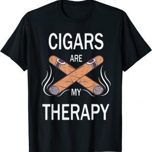 Cigars Are My Therapy - Cigars Cigars Smoking Cigars Love Ukraine T-Shirt