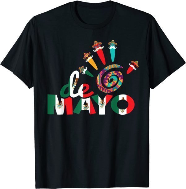 Cinco De Mayo Funny Hand Print Mexican Hat 2022 Shirt