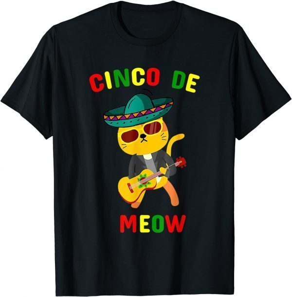 Cinco De Meow Pinata Party Happy Cinco De Mayo 2022 Shirt