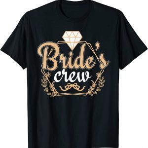 Cool Bride Crew Diamond Marriage Couples 2022 Shirt