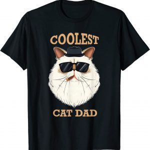 Coolest Cat Dad I Himalayan Cat Dad I Himalayan Cat 2022 Shirt