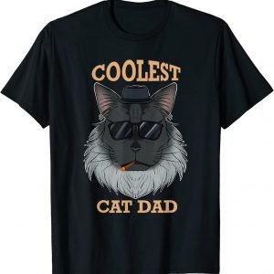 Coolest Cat Dad I Maine Coon Cat Dad I Maine Coon Cat Classic Shirt