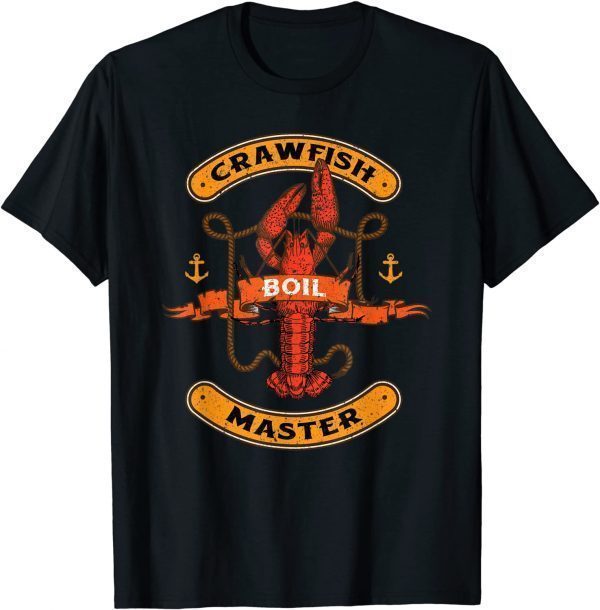 Crawfish Boil Master Cajun Seafood Festival Vintage Cooking 2022 Shirt