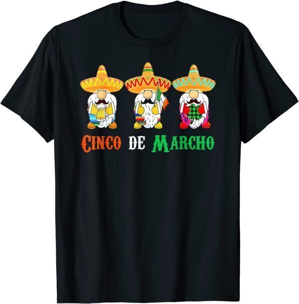 Cute Cinco De Marcho Cinco De Mayo Mexican Irish T-Shirt