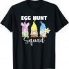 Cute Gnomes Easter Egg Hunt Squad Easter Day Bunny 2022 T-Shirt