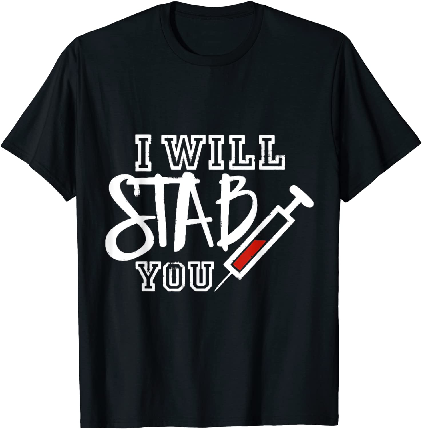 Doctor Coffee I Will Stab You Nursing Student T-Shirt
