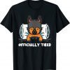 Dog Owner Quote Officially Tired Puppy 2022 Shirt