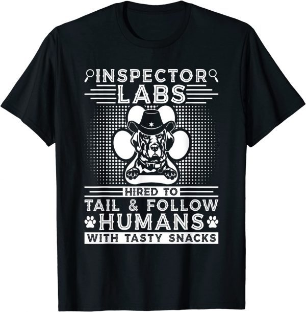 Dog Walker Inspector Labs, Sheriff Dog Trainer Labrador Gift Shirt