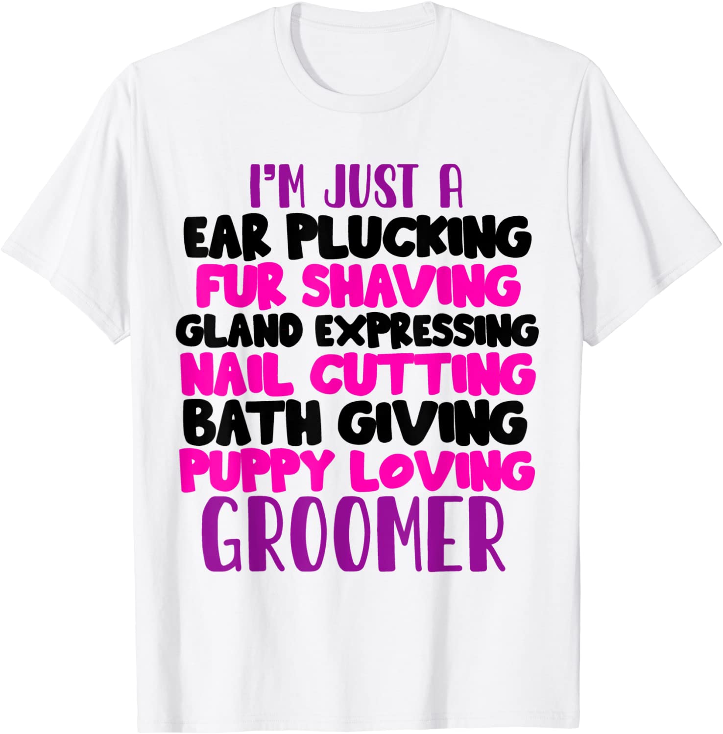 Dog groomer life pet cat dogs grooming groom job animal 2022 Shirt