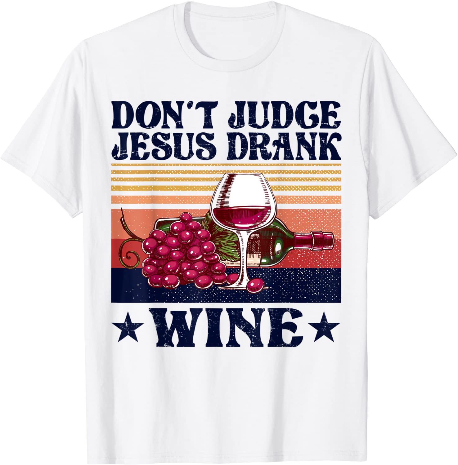 jesus drank wine t shirt