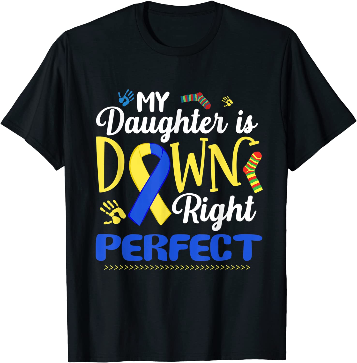 Down Syndrome Daughter Trisomy Awareness , Mom Dad T21 Classic T-Shirt