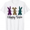 Easter Leopard Bunny Rabbit Palm Sunday Girls 2022 Shirt