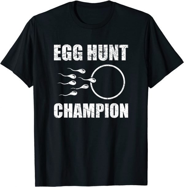 Egg Hunt Champion Dad Easter Pregnancy Announcement T-Shirt