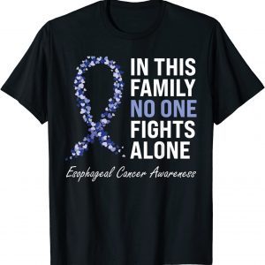 Esophageal Cancer Awareness Purple Periwinkle Ribbon Classic T-Shirt