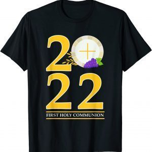 Eucharist Host Catholic My First Holy Communion 2022 T-Shirt