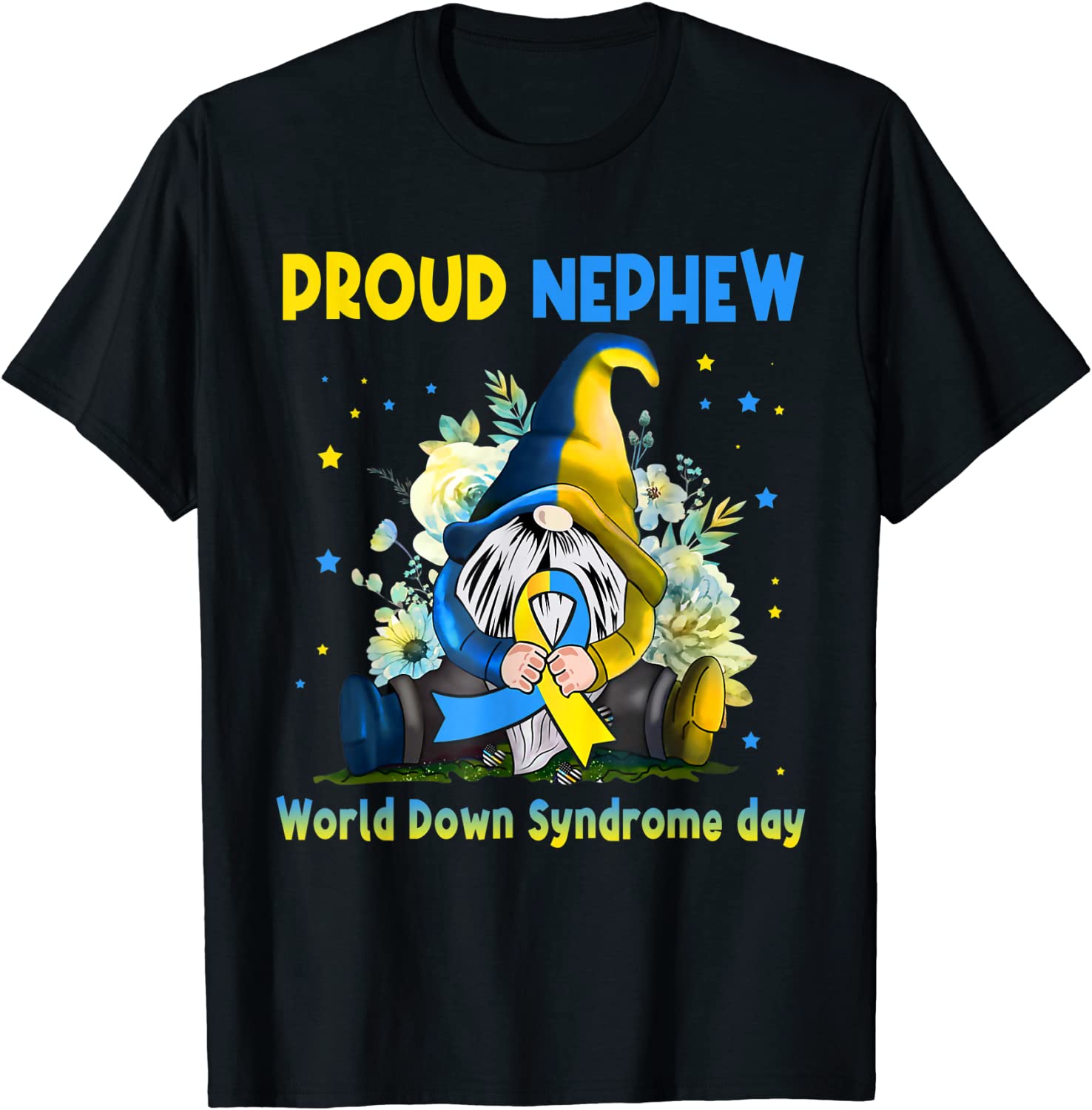 Family Gnome Proud Nephew Down Syndrome Awareness T21 Classic T-Shirt