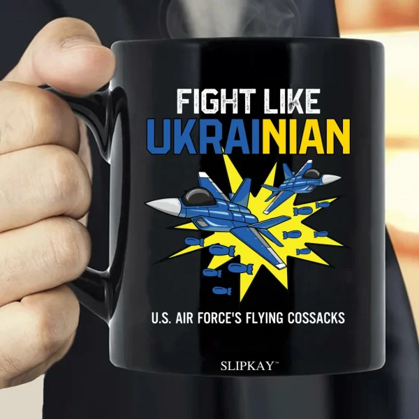 Fight Like Ukrainian Peace Ukraine Mug