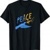 Flying Bird Symbol Of Peace Support Ukraine Flag No War Love Ukraine T-Shirt
