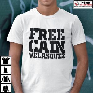 Free Cain In Support Of Cain Velasquez Classic Shirt