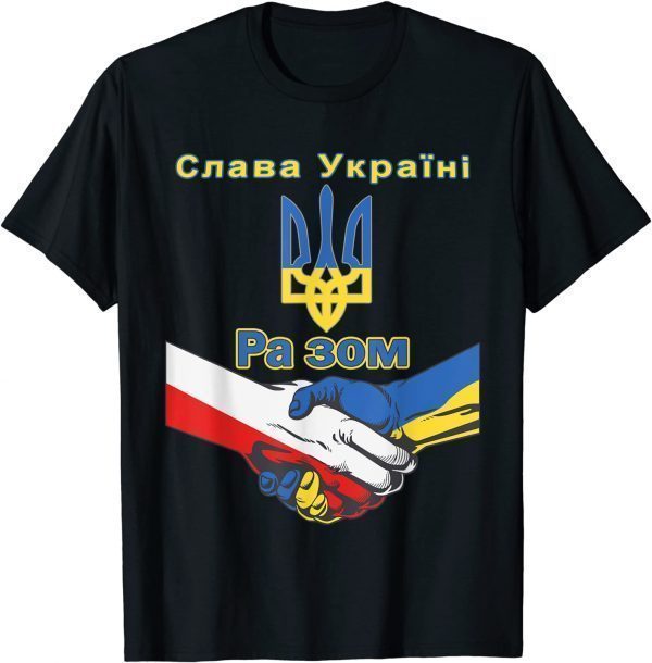 Free Ukraine I Stand With Ukraine Support Ukrainian Love Ukraine T-Shirt