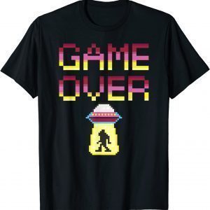 Game Over, Bigfoot, Alien Abduction Classic Shirt