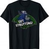 Get Strutting! Funny Gorilla and Cat Design Classic Shirt