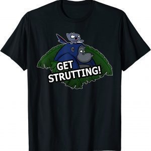 Get Strutting! Funny Gorilla and Cat Design Classic Shirt
