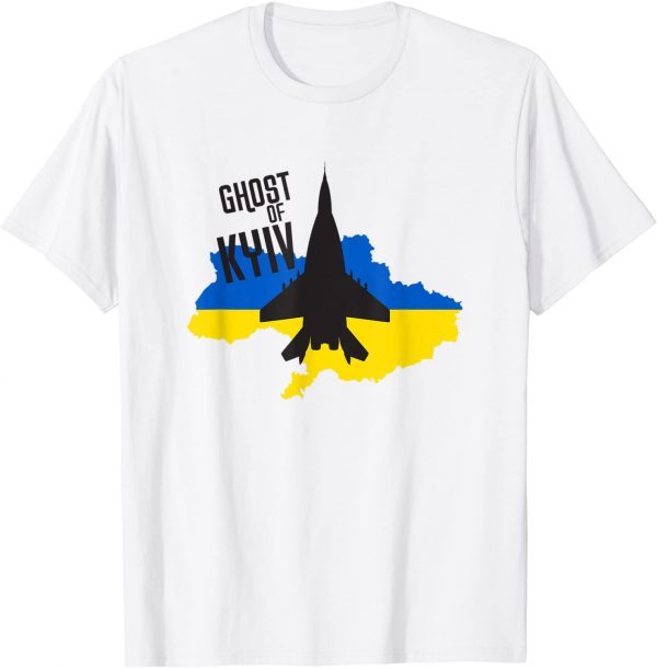 Ghost of Kyiv - MIG 29 Fight Pilot Ace of Ukraine Free Ukraine T-Shirt