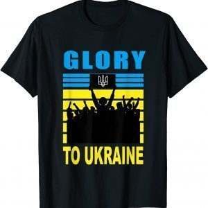 Glory To Ukraine I Stand With Ukraine Ukrainian Freedom Peace Ukraine Shirt