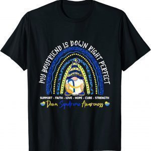 Gnome Rainbow Boyfriend Is Down Right Perfect T21 2022 Shirt