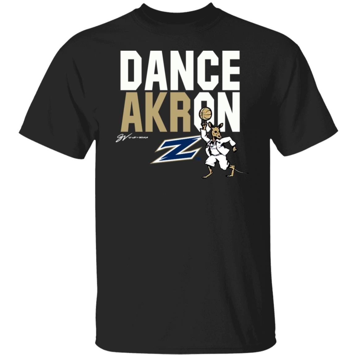 Gv Art Design Apparel Akron Zips Dance On 2022 Classic Shirt