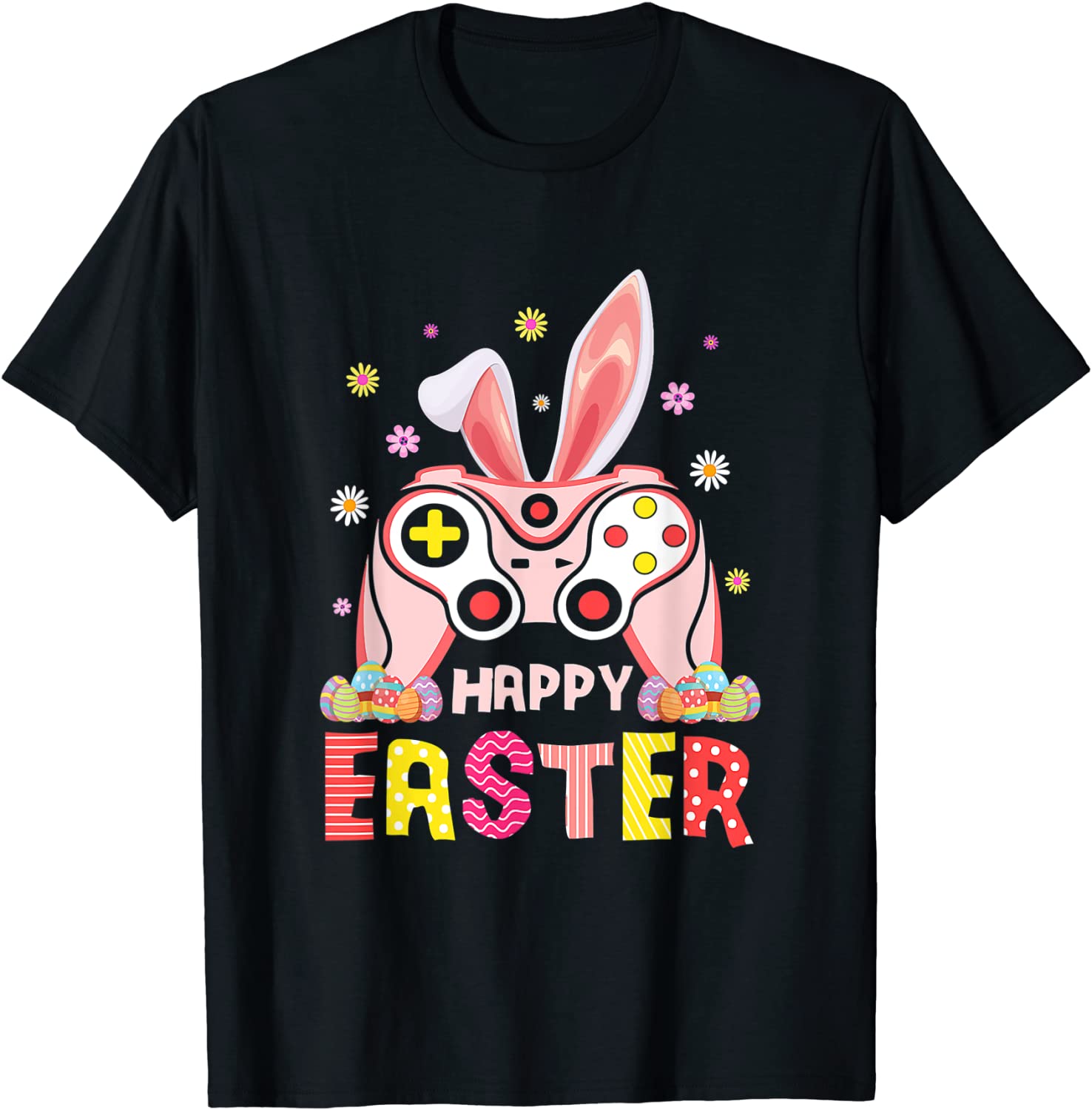 Happy Easter Day Video Game Controller Bunny Gamer Classic Shirt