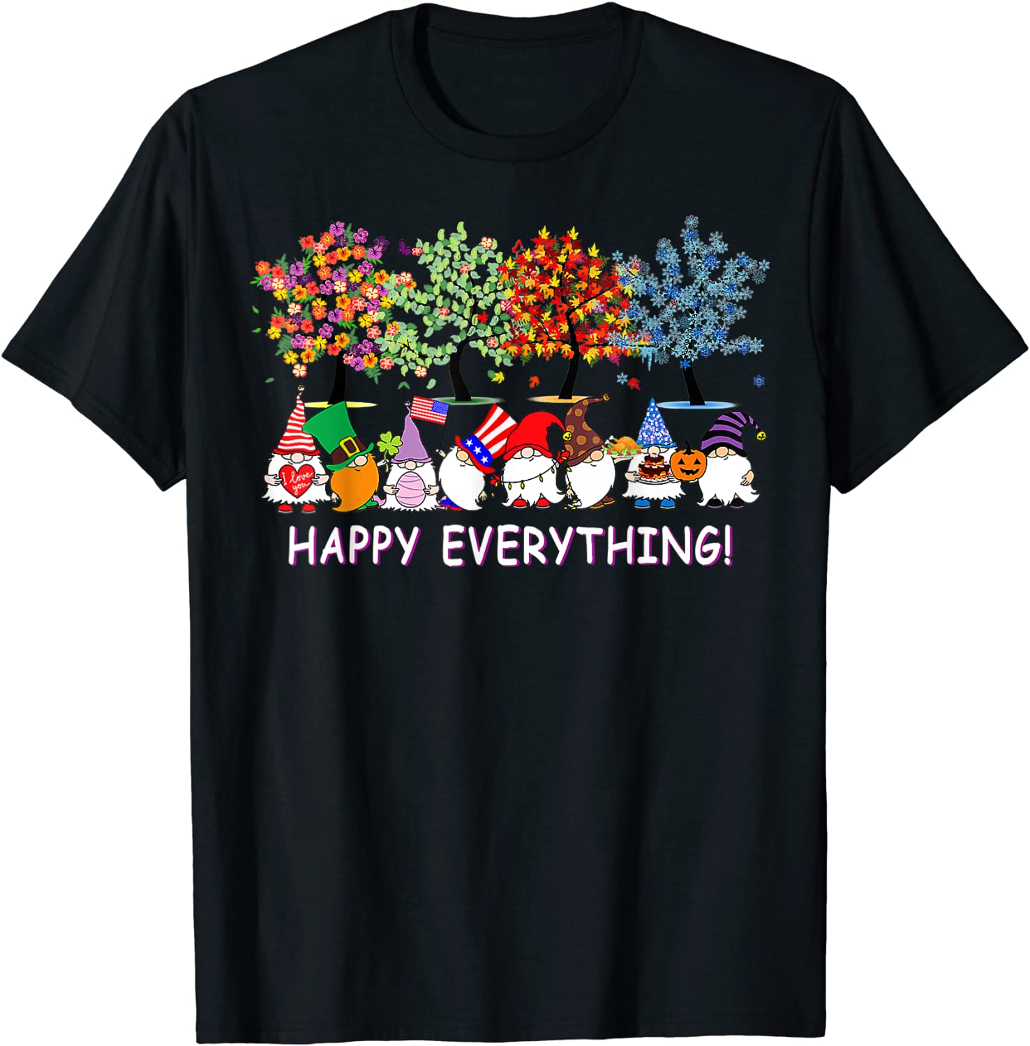 Happy Everything Gnomies Gnomes Holidays Christmas Xmas Classic Shirt