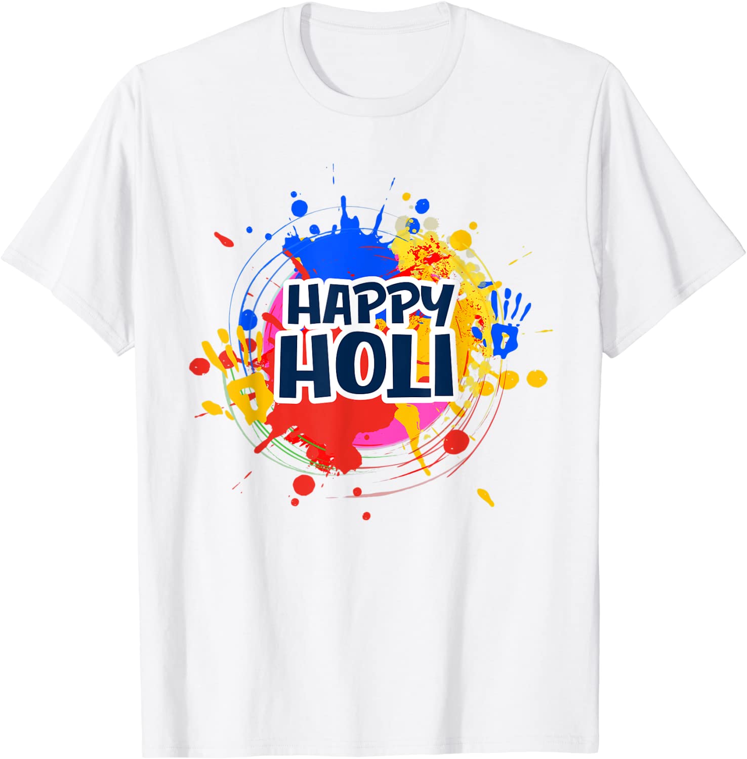 Happy Holi Festival Color India Hindu Spring Classic T-Shirt