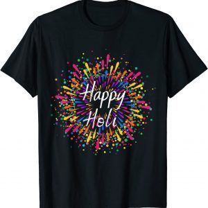 Happy Holi Indian Celebration Colors India Hindu Spring Classic Shirt