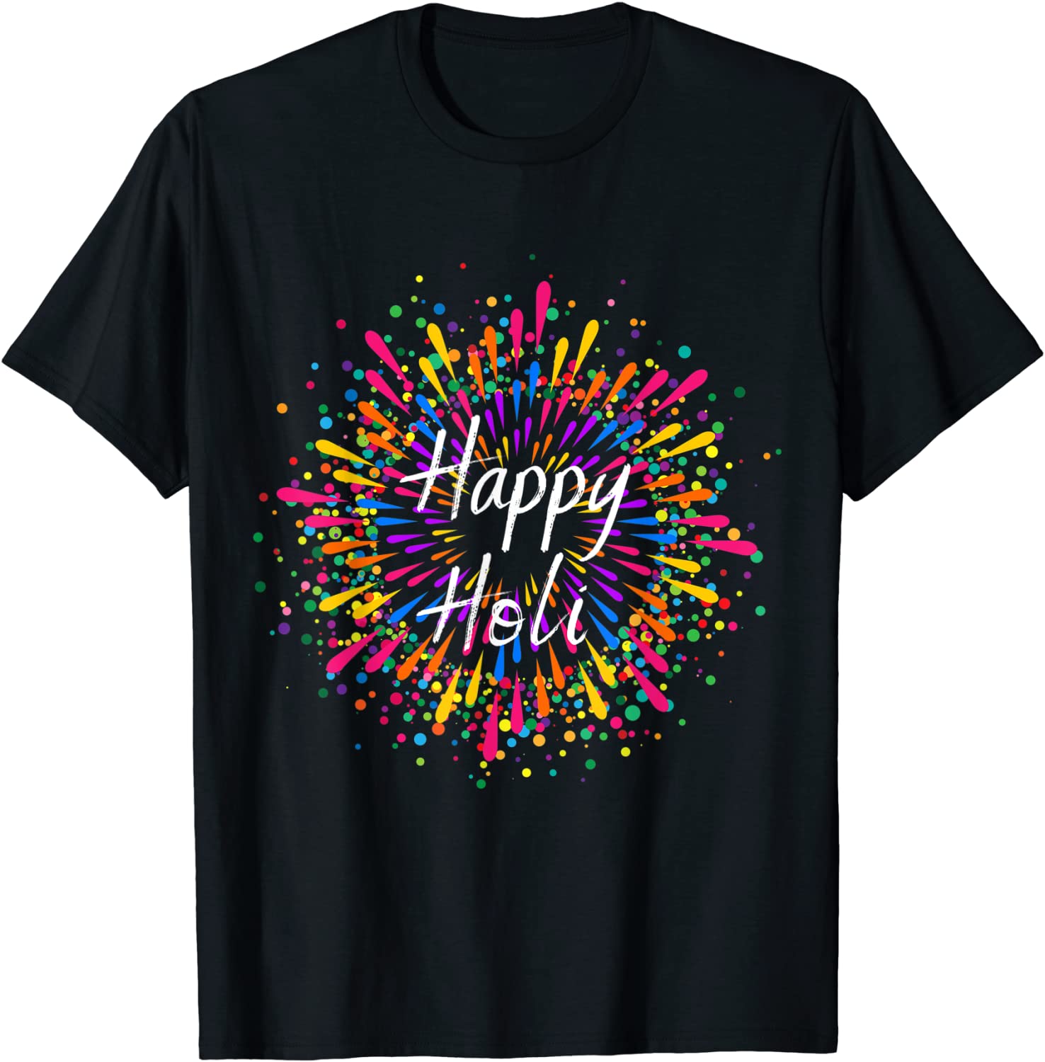 Happy Holi Indian Celebration Colors India Hindu Spring Classic Shirt