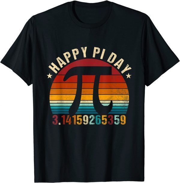 Happy Pi Day Mathematic Math Teacher Vintage Classic T-Shirt